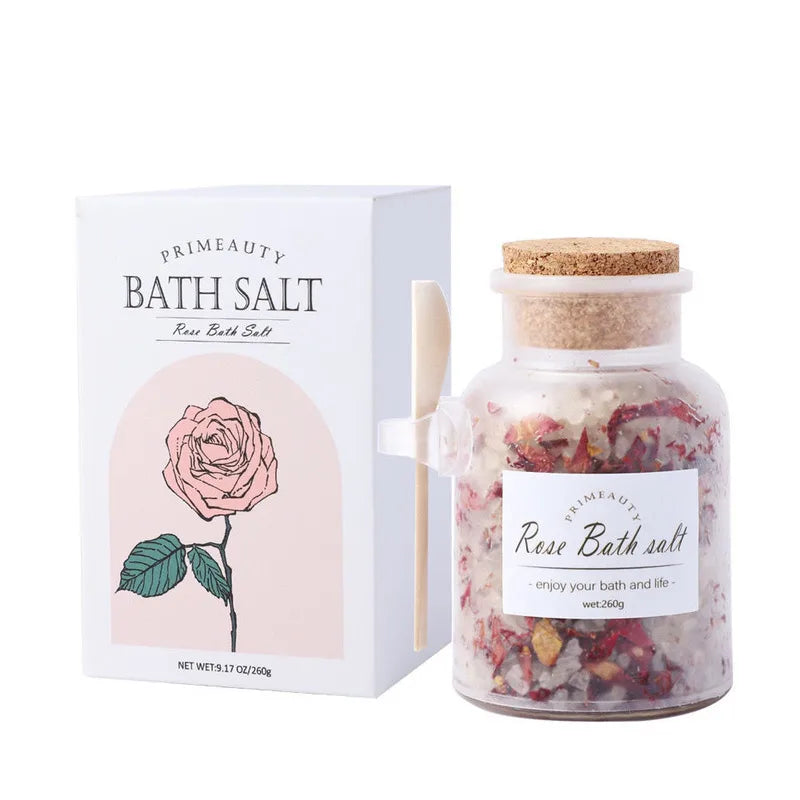 Soak In Rose Dried Flower Bath Salt To Moisturize The Skin. Take A Bath With Coarse Salt. Soak Your Feet In A Foot Bath