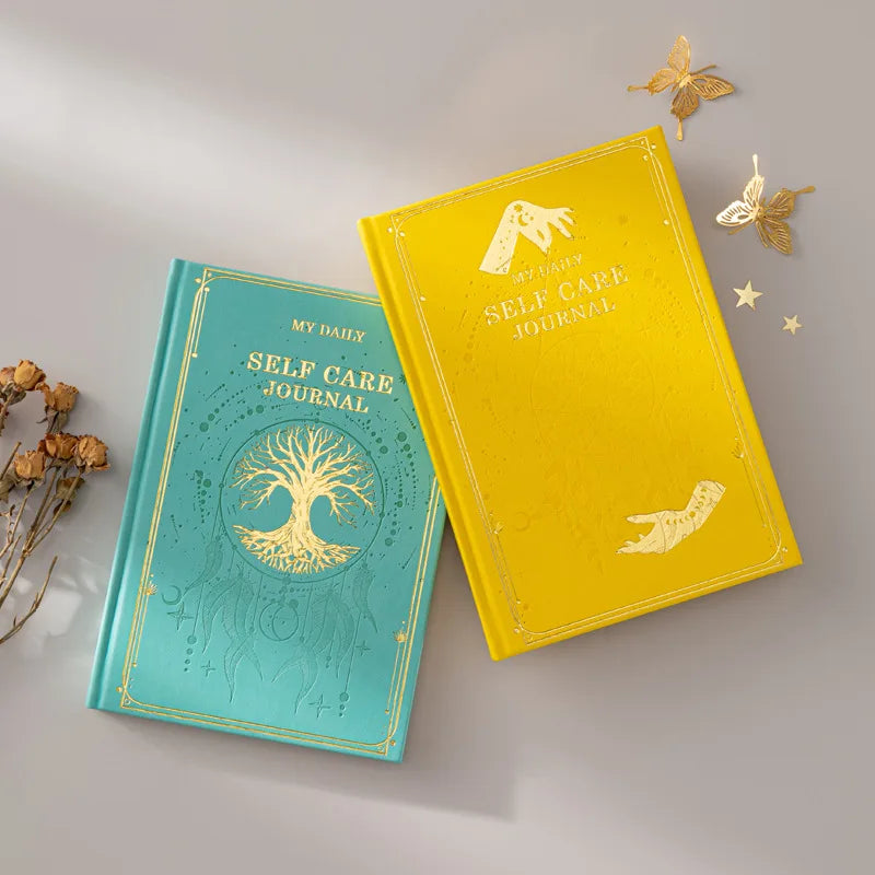 2026 new Elegant Gratitude Diary: Gilded Undated Planner for Mindfulness & Self-Reflection in English